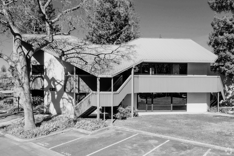 One of the office buildings at 883 North Shoreline