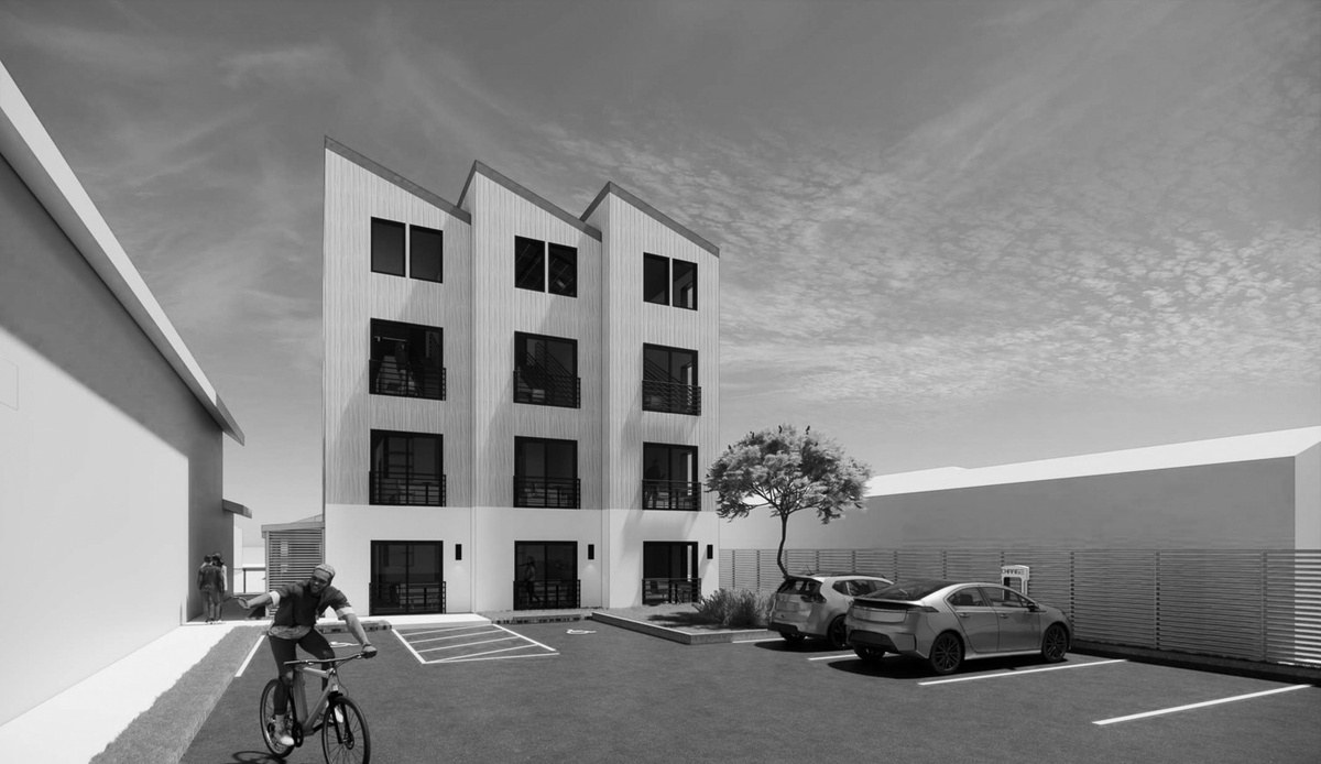 Rendering of the Lily of the Valley affordable housing project